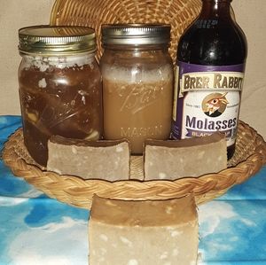Organic, Homemade, Mollasses & Gelatin Soap